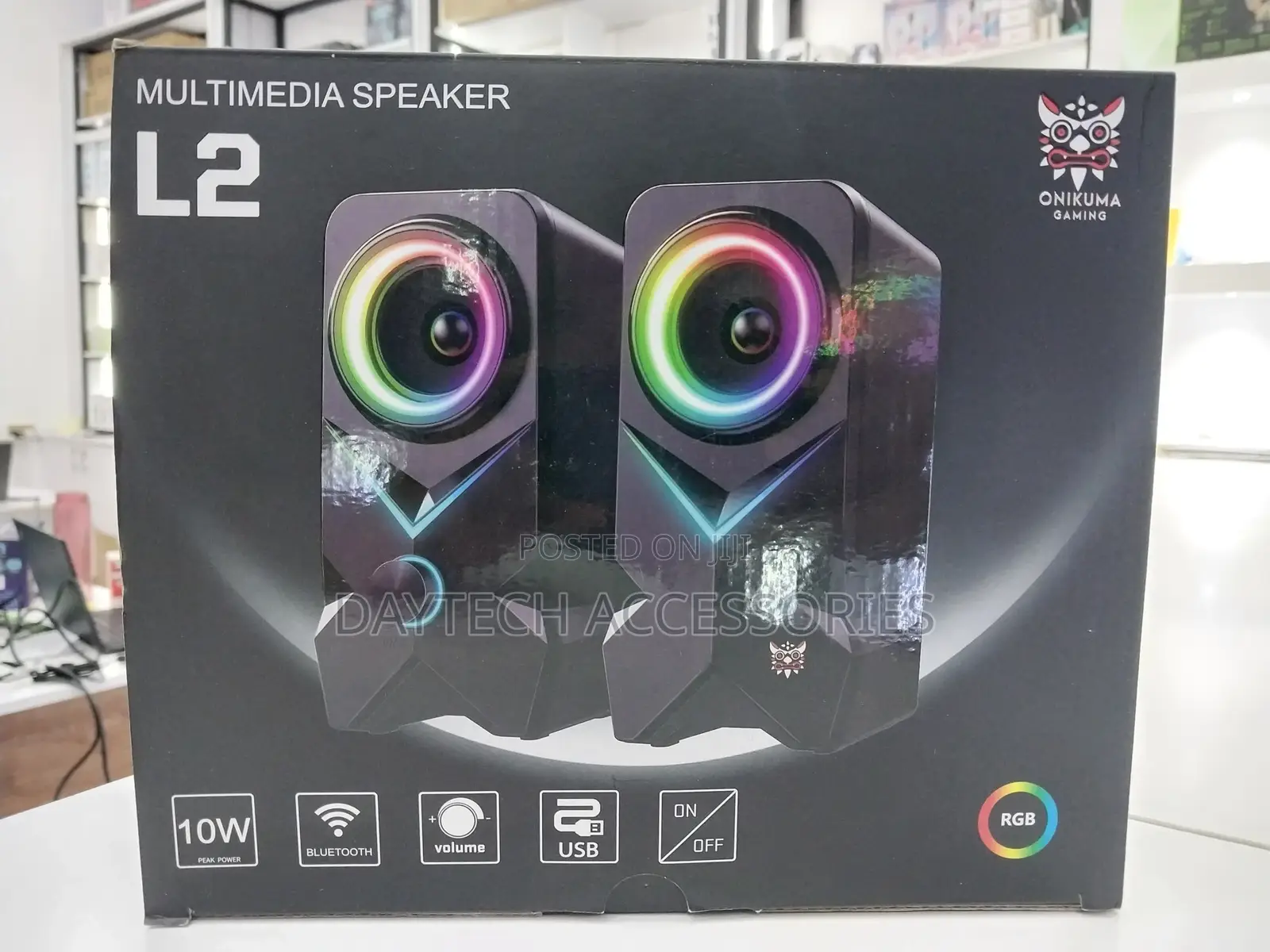 Onikuma L2 RGB Full Range Professional Sound Speaker