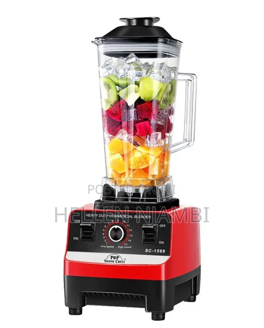 Silver Crest 2 in 1 Heavy Duty Commercial Blender
