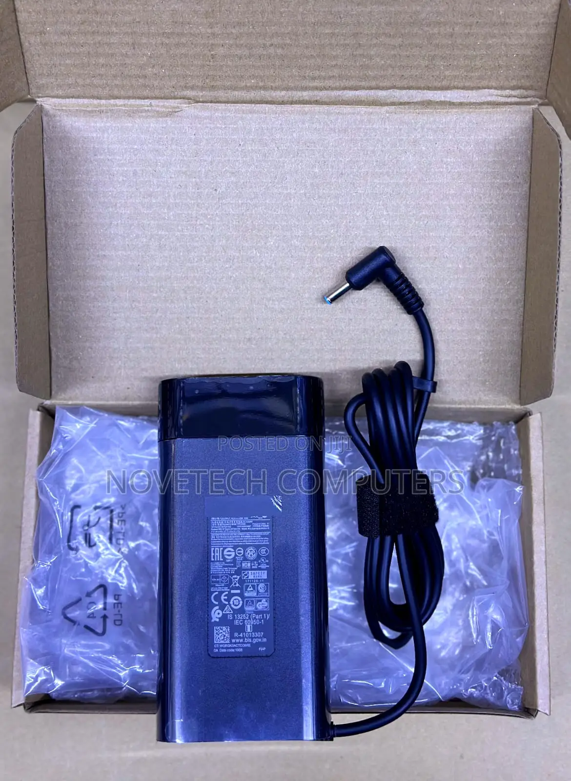 Hp 19.5v-3.33a 65w Blue Pin Adapter Original