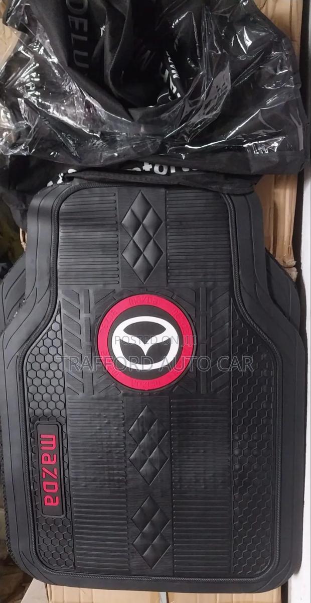 Black Branded Mazda Floor Matts - main view