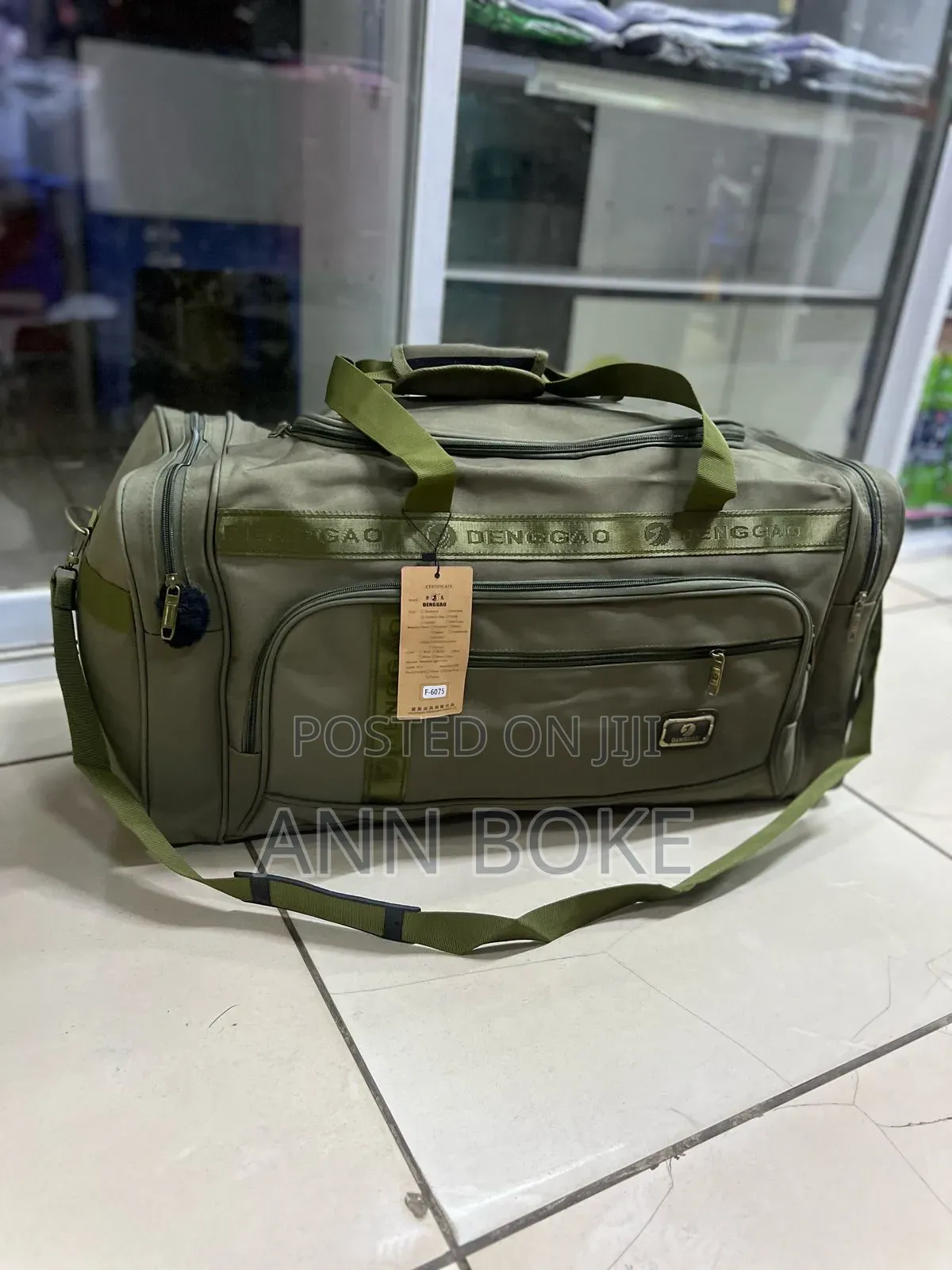 *New in Canvas Material Large Multi Pockets Travel