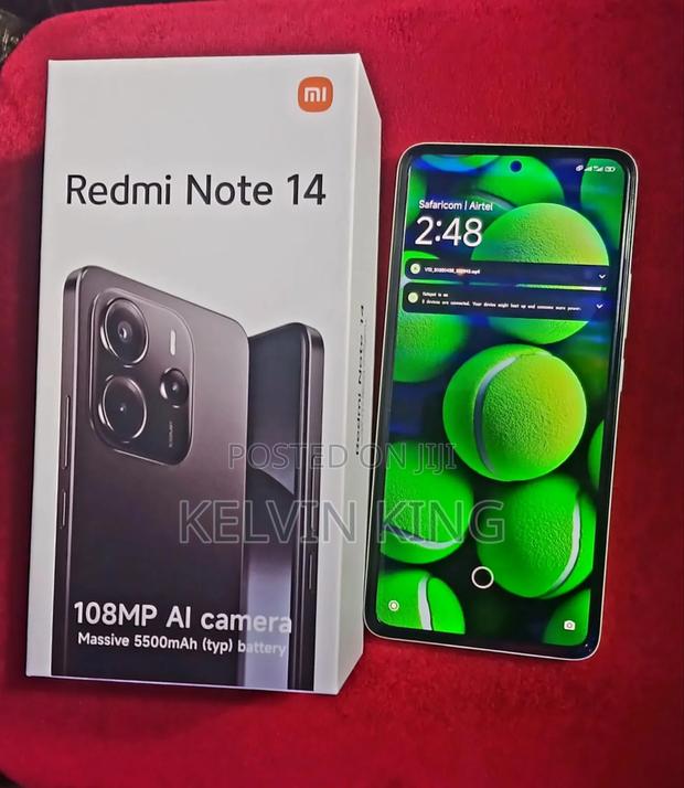 New Xiaomi Redmi Note 14 256 GB Silver - main view