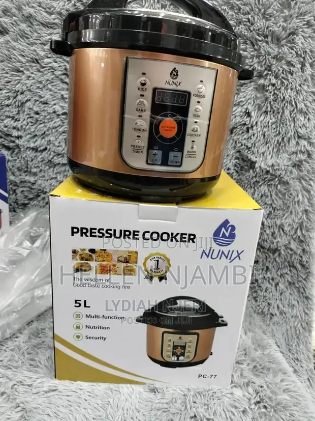 Nunix 5l Multifunctional Pressure Cooker and Rice Cooker