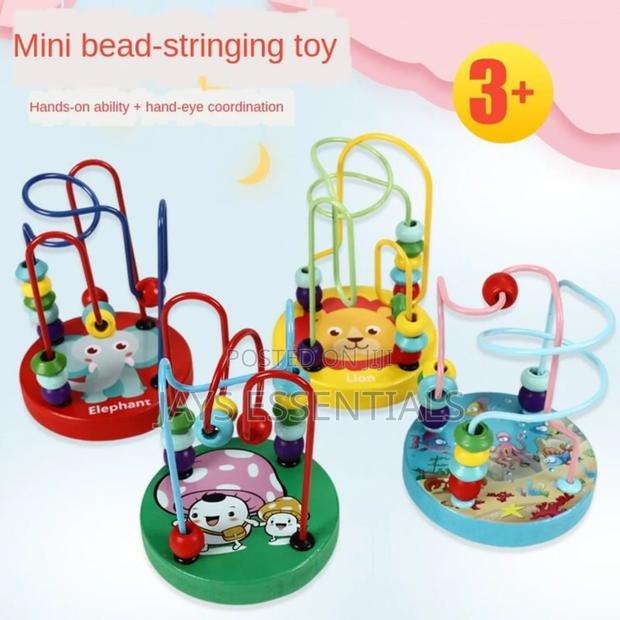 Wooden Bead Maze Toy : Montessori Style