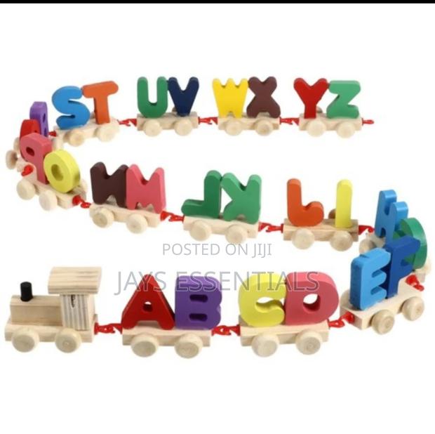 Montessori Letter Alphabet Train : Wooden