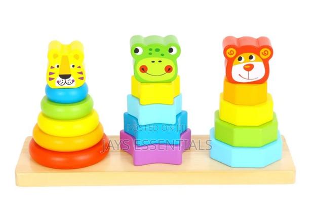 Montessori Animal Stacking Toy : Wooden - thumbnail 2
