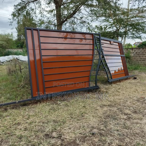 Ready Made Brown Swing Gate - main view