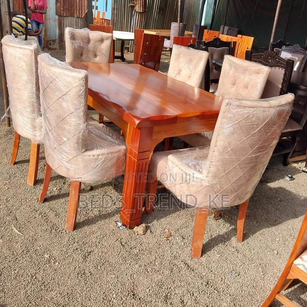 Dinning Table Solid Wood 6 Seater