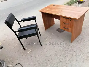 Desk and Armrest Chair
