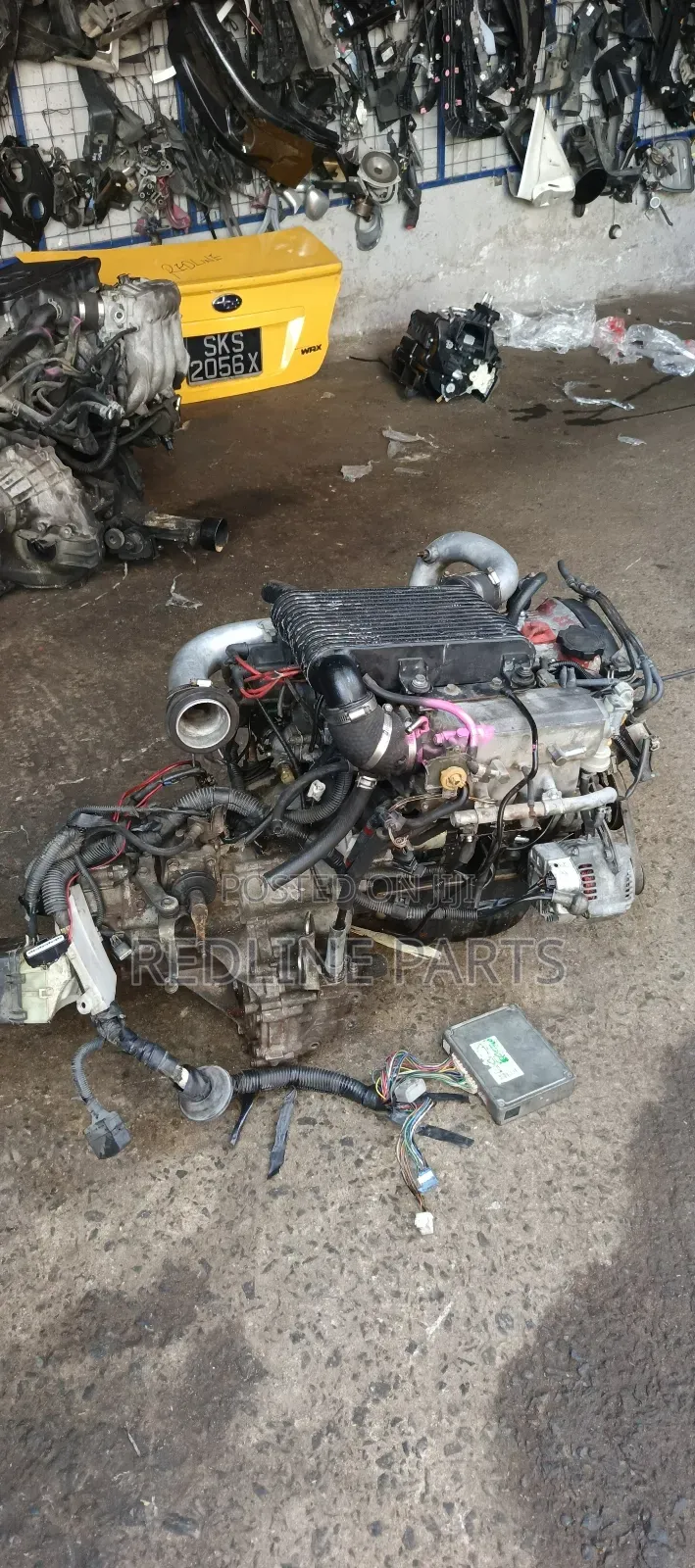 Toyota 4efte Turbo Charged Engine.