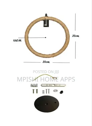 Round Rope Pendant Light