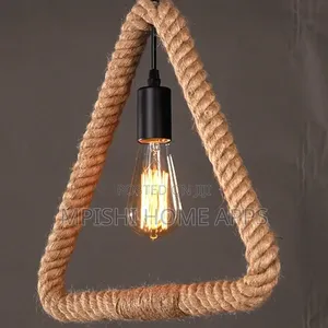 Triangle Rope Pendant Light