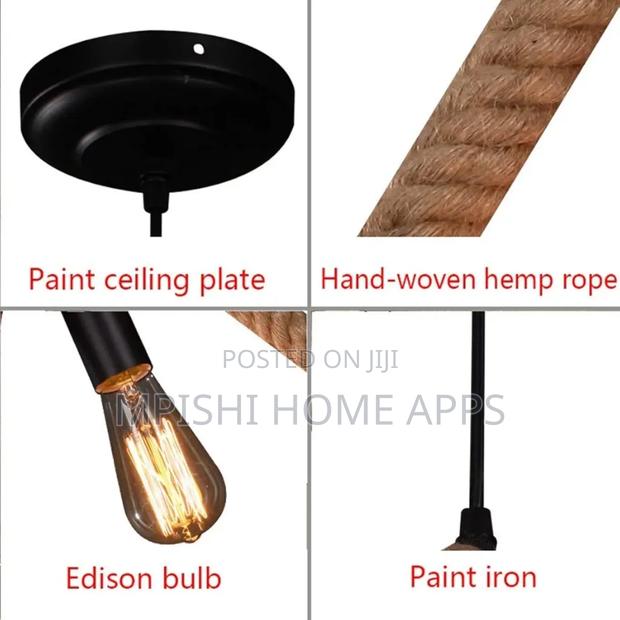 Triangle Rope Pendant Light - thumbnail 5