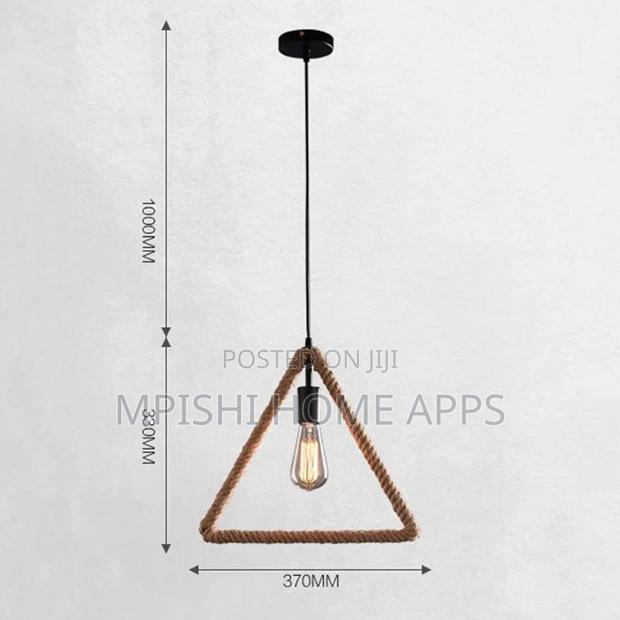 Triangle Rope Pendant Light - thumbnail 7