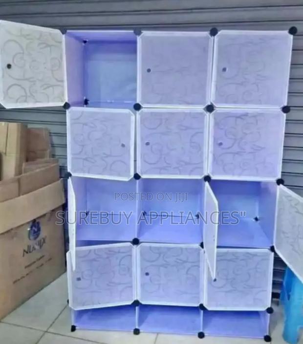 Tc Portable 3-Column Plastic Wardrobe - main view