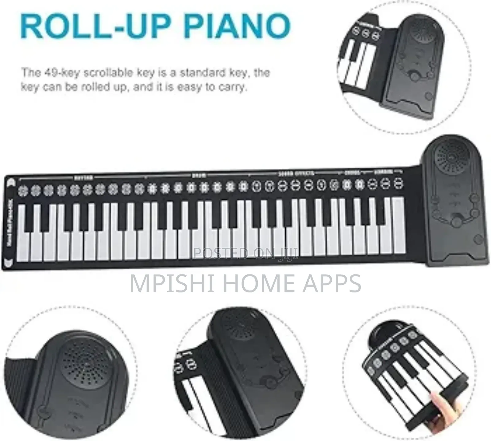 Foldable Piano 49 Keys