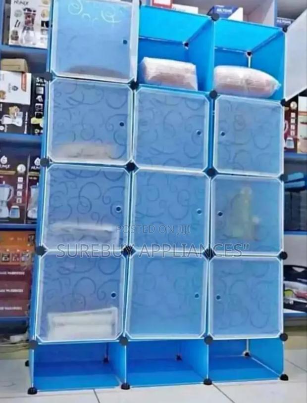 Tc Best Quality Heavy Duty Portable 3-Column Wardrobe