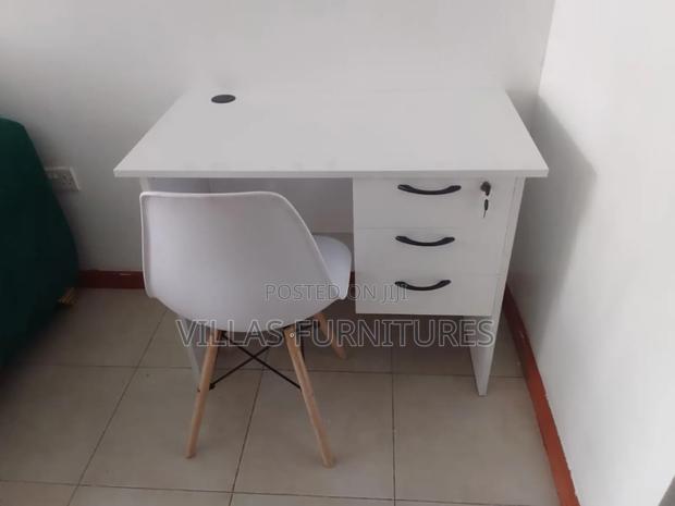 Hard Plastic Eames Chair and Study Table