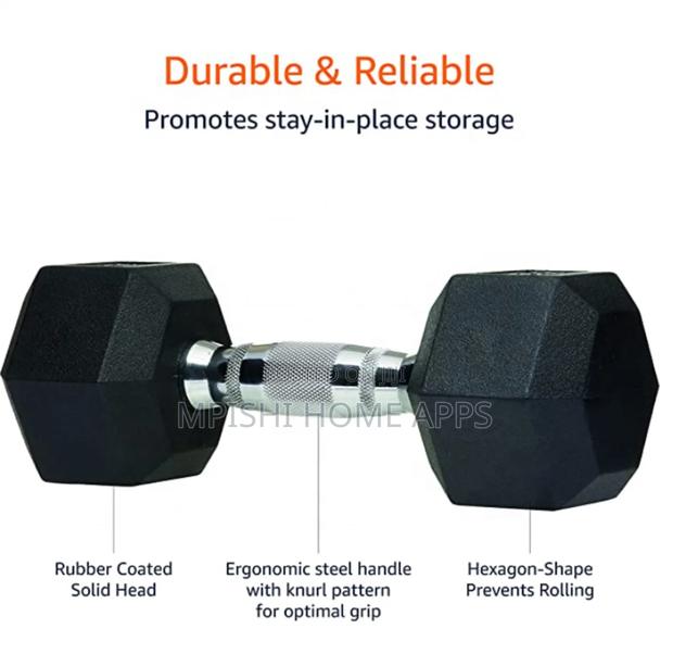 Hexagon Dumbbells 2.5kgs - 50kg - thumbnail 4