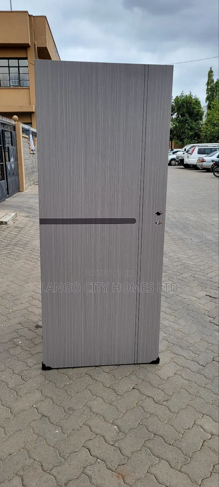 Gray Full Solid Wooden Interior Doors
