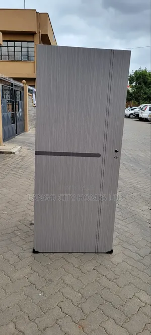 Gray Full Solid Wooden Interior Doors
