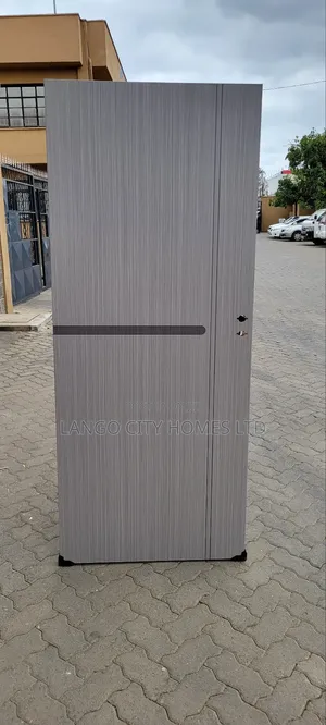 Gray Full Solid Wooden Interior Doors