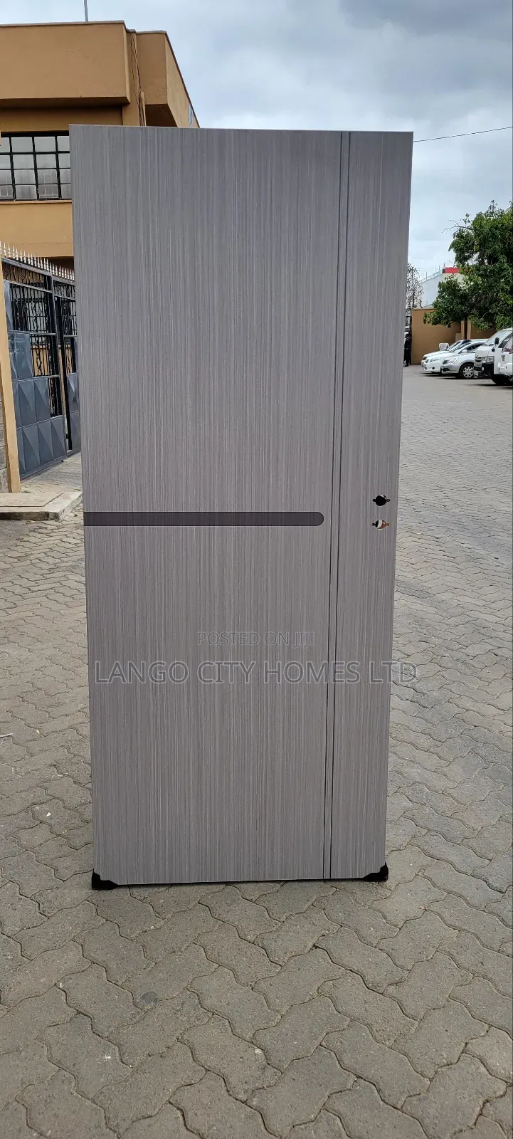 Gray Full Solid Wooden Interior Doors