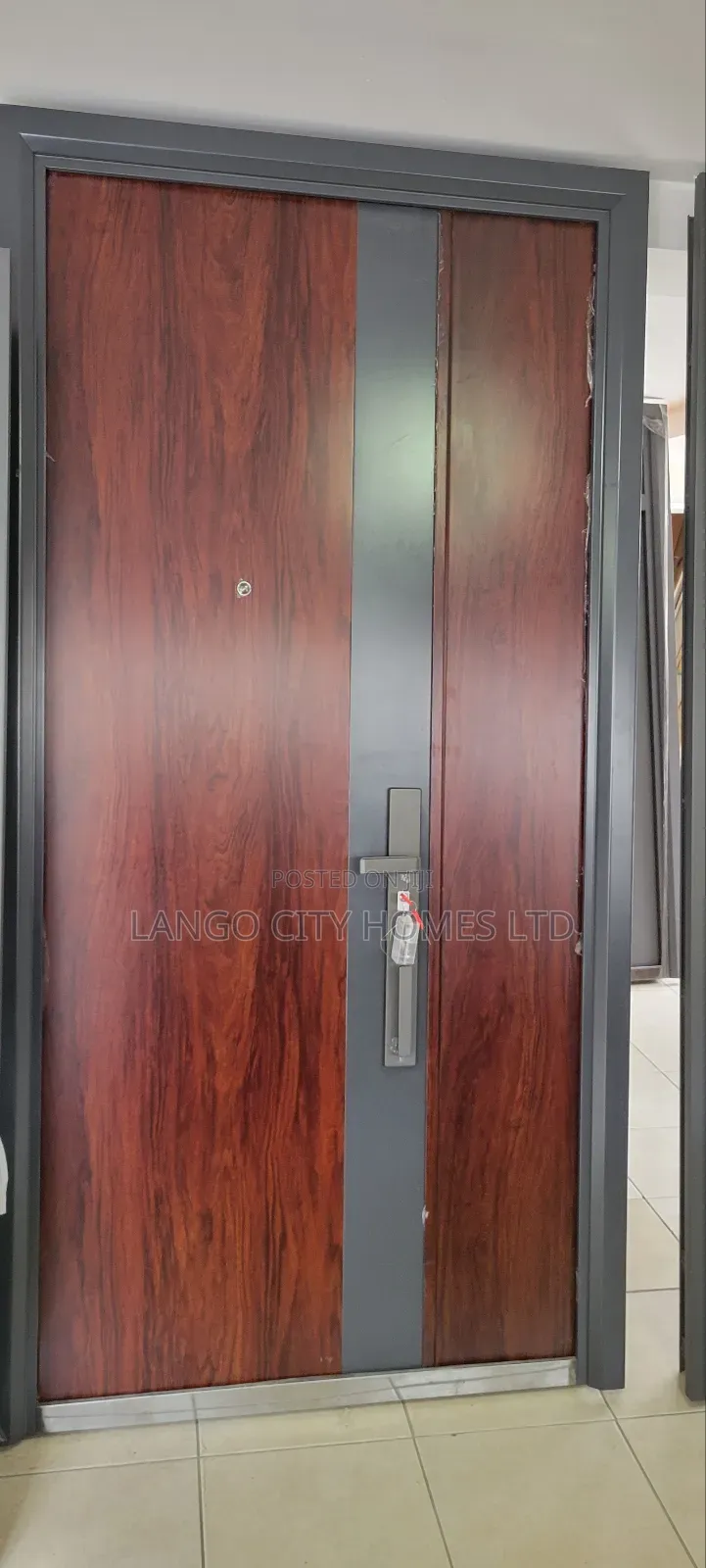 Wood Look Steel Security Doors