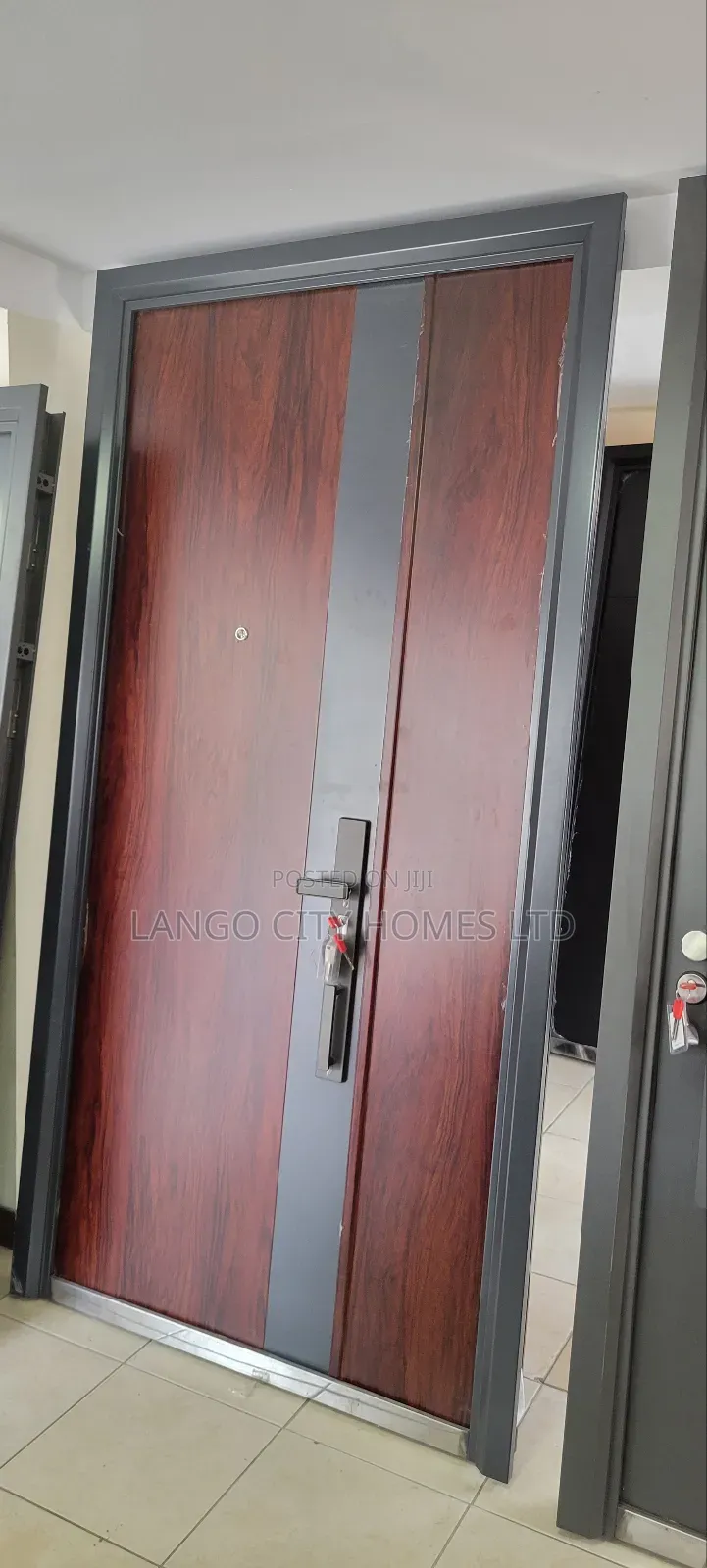 Wood Look Steel Security Doors