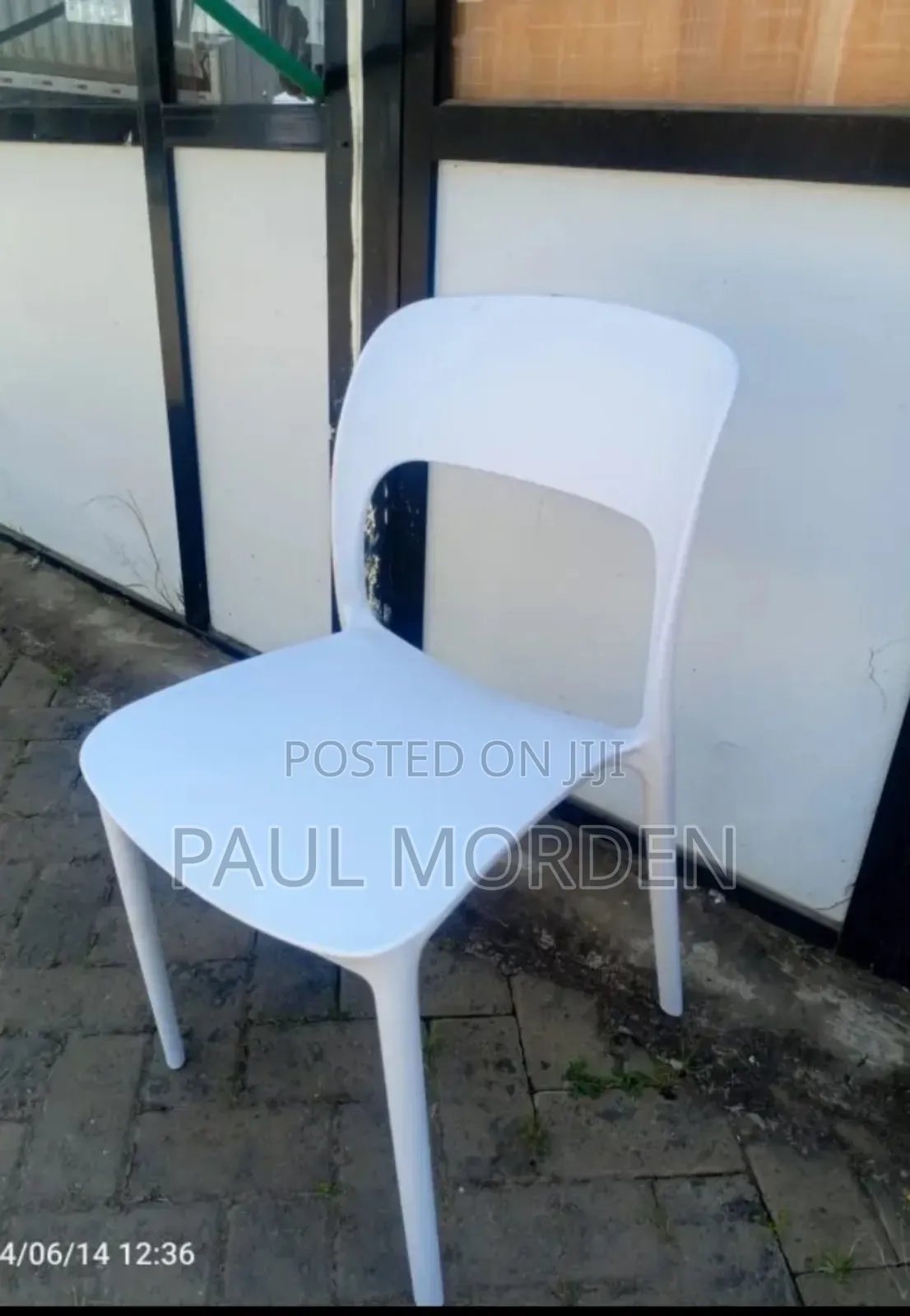 Plastic Backrest Dining Chairs