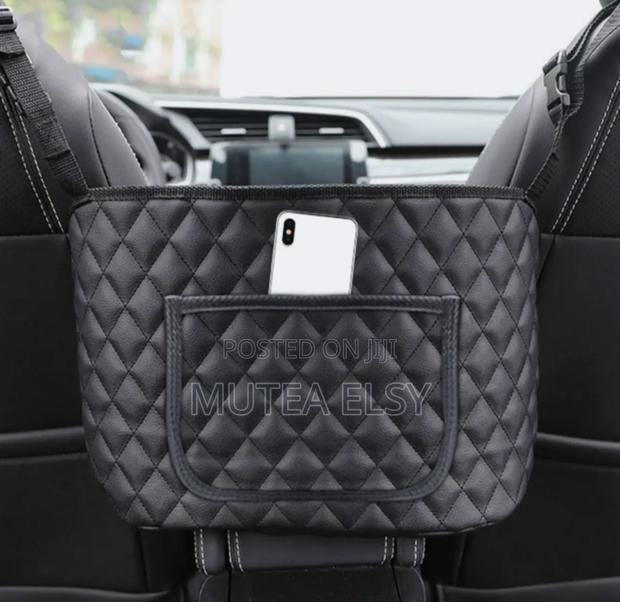 High Quality Pu Leather Car in Between Seat Organizer - thumbnail 2