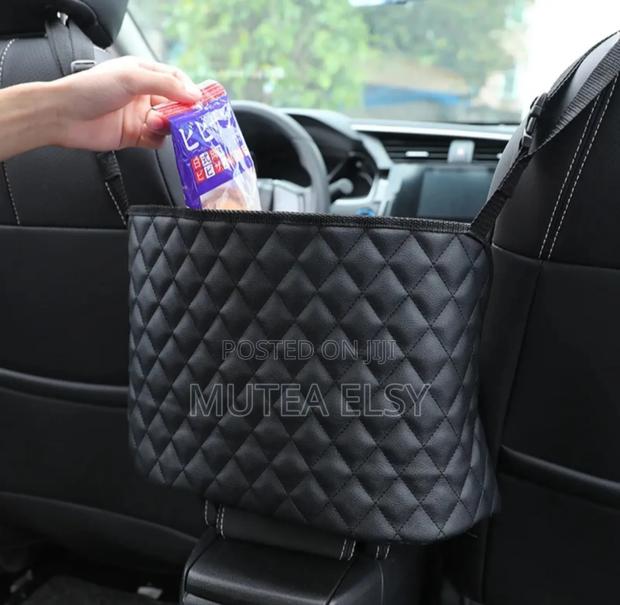 High Quality Pu Leather Car in Between Seat Organizer - thumbnail 3
