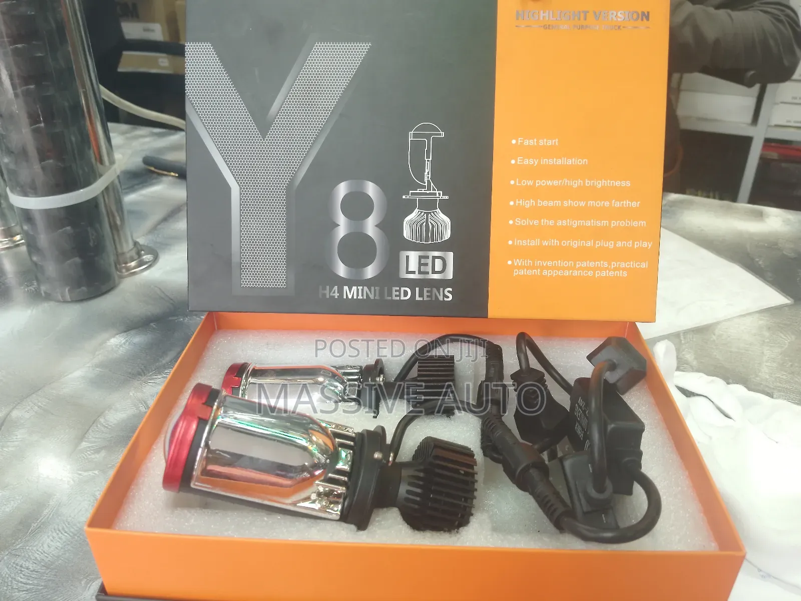 Original Y8 Headlights Bulbs Projector/ Y8 Headlights Bulbs