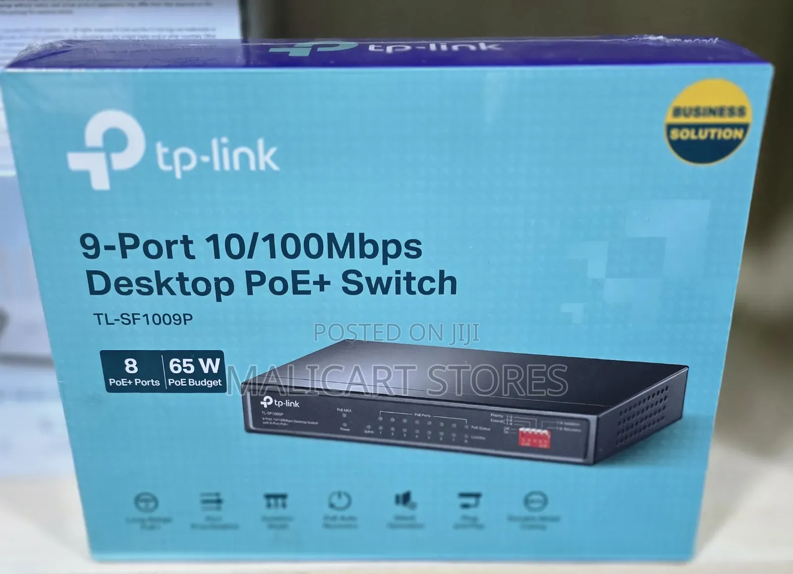 Tplink 9-Port 10/100mbps Desktop Switch With 8-Port Poe+