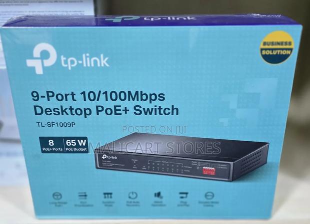 Tplink 9-Port 10/100mbps Desktop Switch With 8-Port Poe+