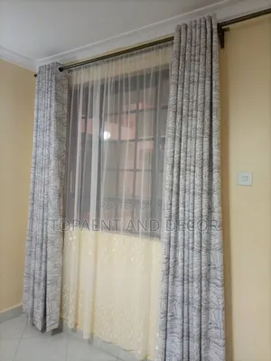 Elegant Heavy Textured Material Home Curtains