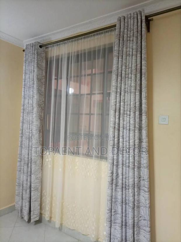 Elegant Heavy Textured Material Home Curtains