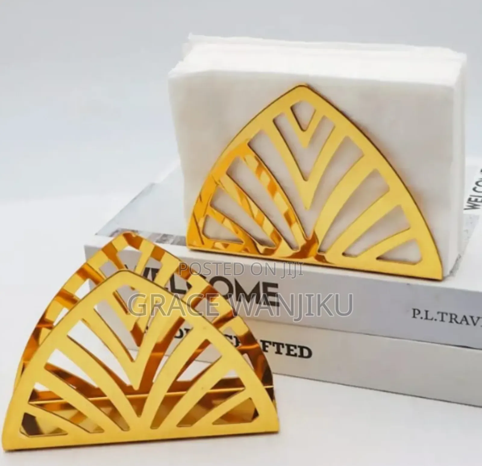 Simple Luxury Gold Napkin Holder