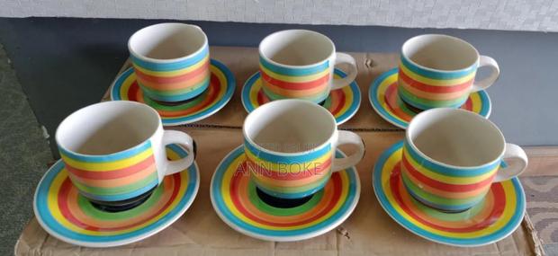 12pcs Office Lined Tea Set Available - thumbnail 2