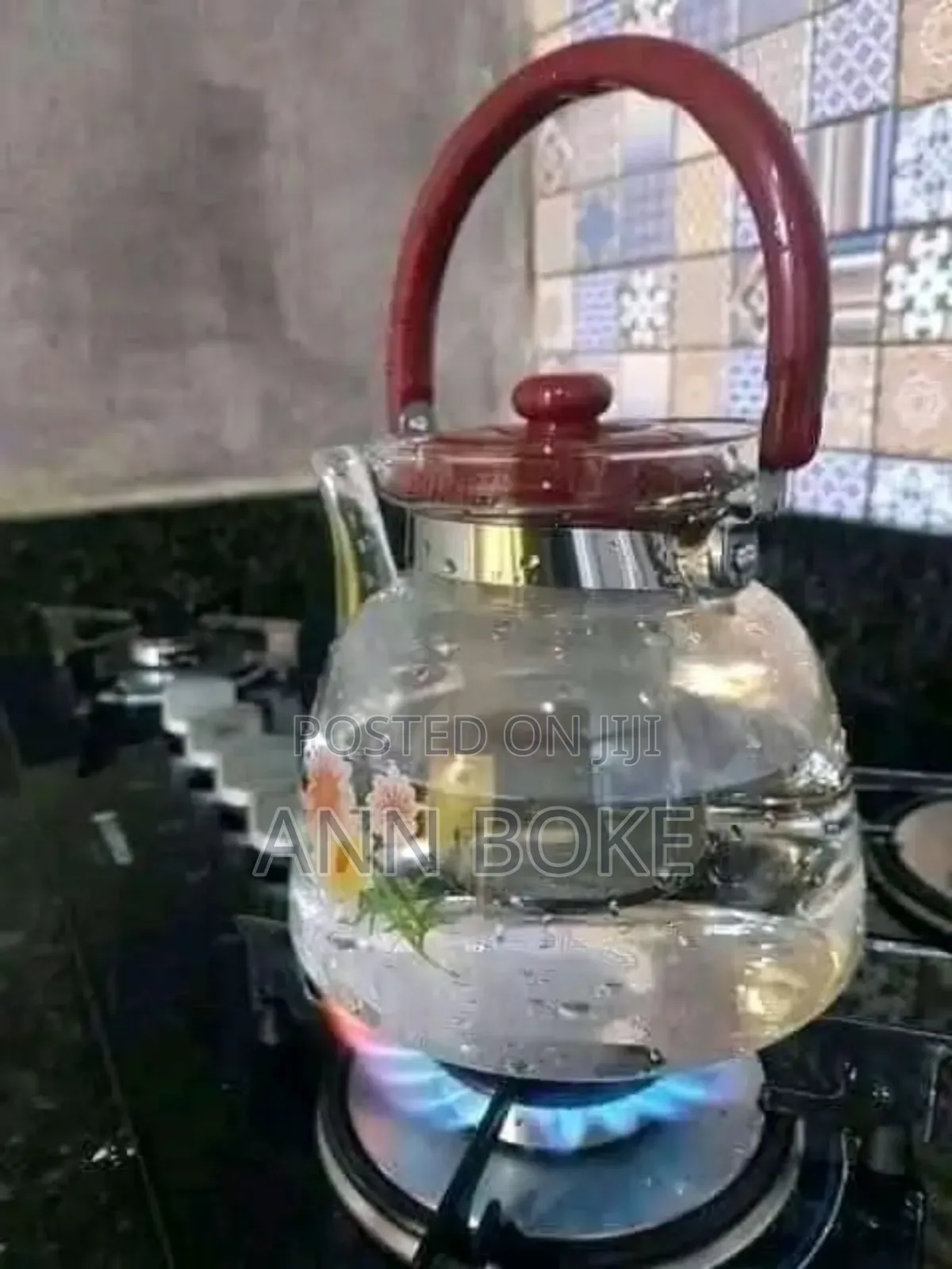 2.2 LTRS Heat Resistant Glass Kettle