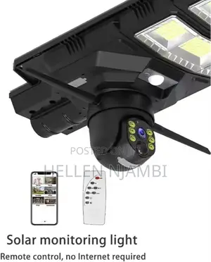 Solar Streetlight With 4g Dual Lens Camera