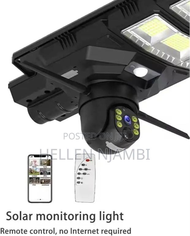 Solar Streetlight With 4g Dual Lens Camera