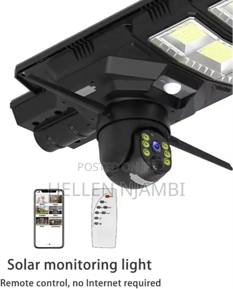 Solar Streetlight With 4g Dual Lens Camera