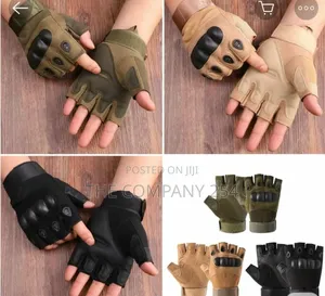 Quality Leather Outdoor Hiking Military Safety Gloves