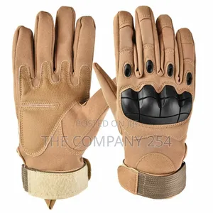 Quality Leather Outdoor Hiking Military Safety Gloves