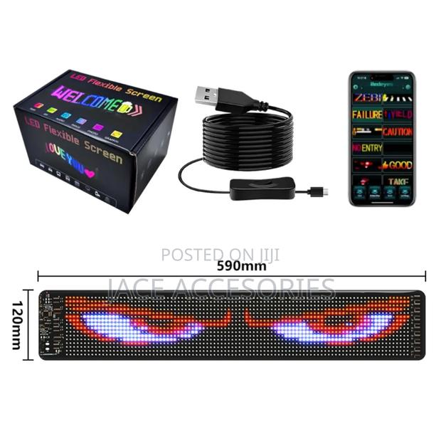 Car Led Matrix Sighn App Controlled