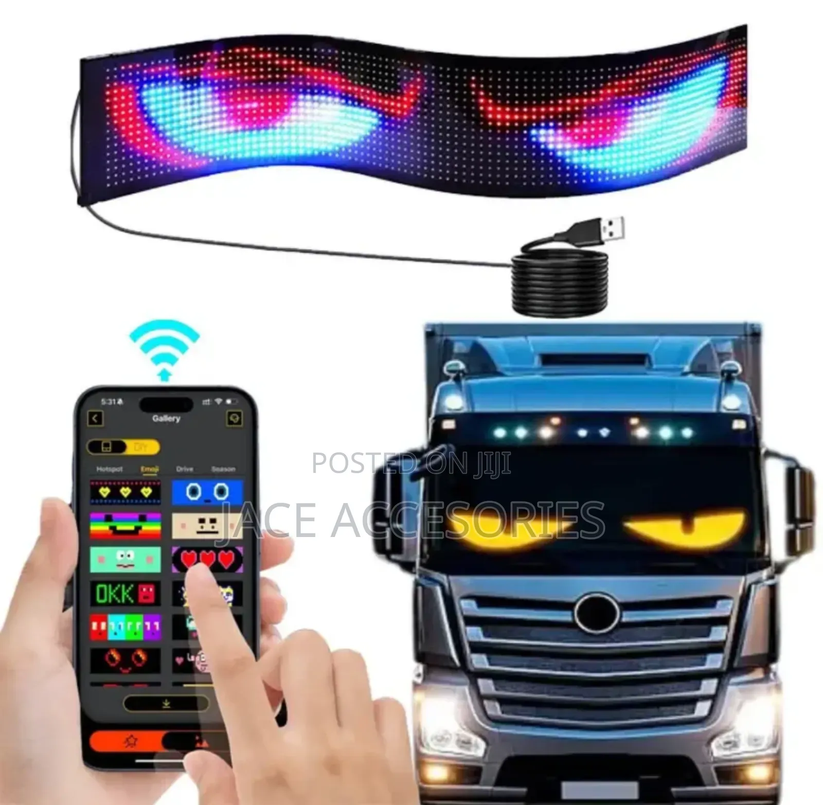 Car/Truck Window Led Matrix Sighn