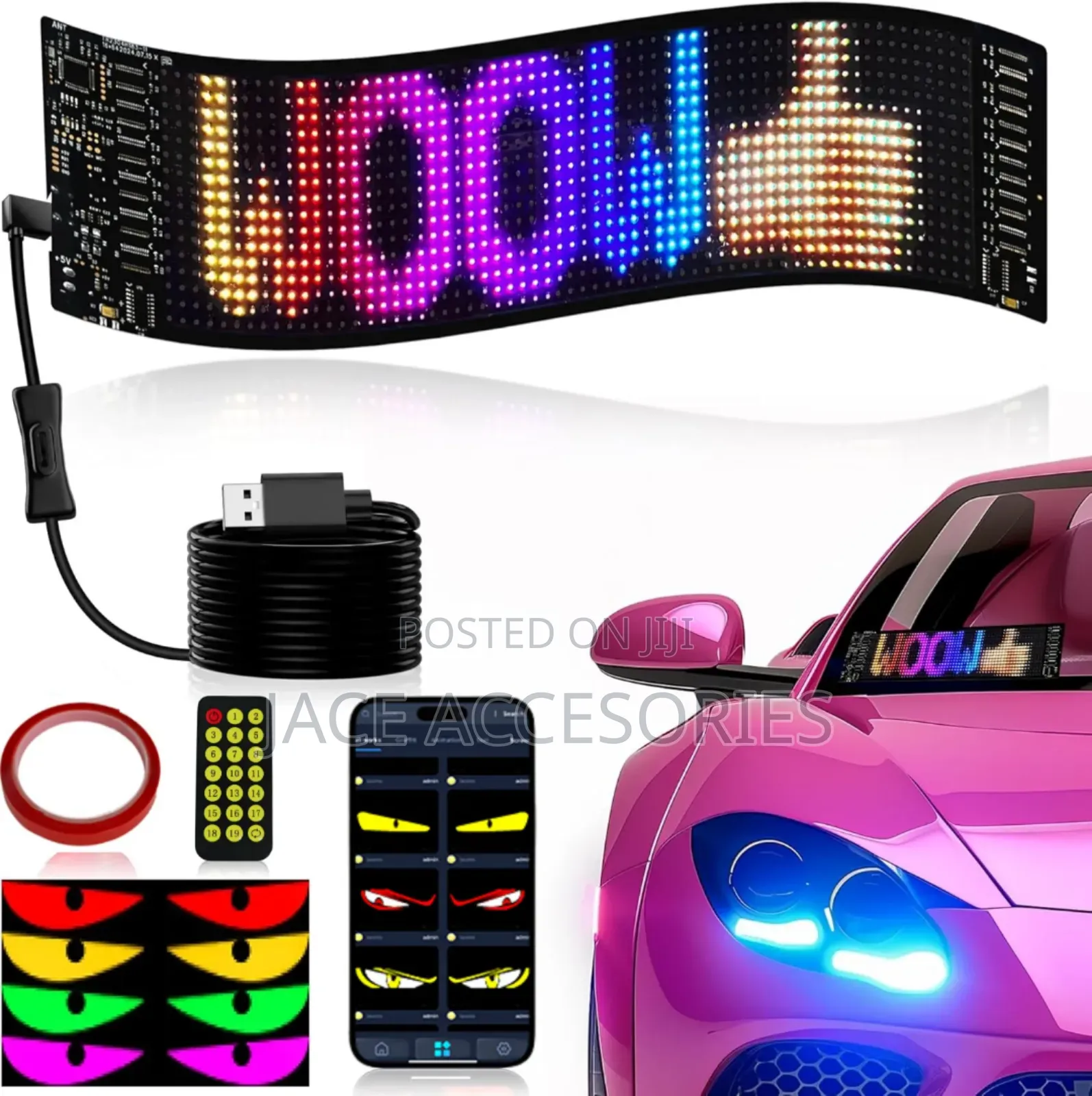 Car/Truck Window Led Matrix Sighn