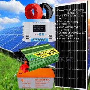 300w Solar System Kit Home Lighting Charging Quality Warrant - main view