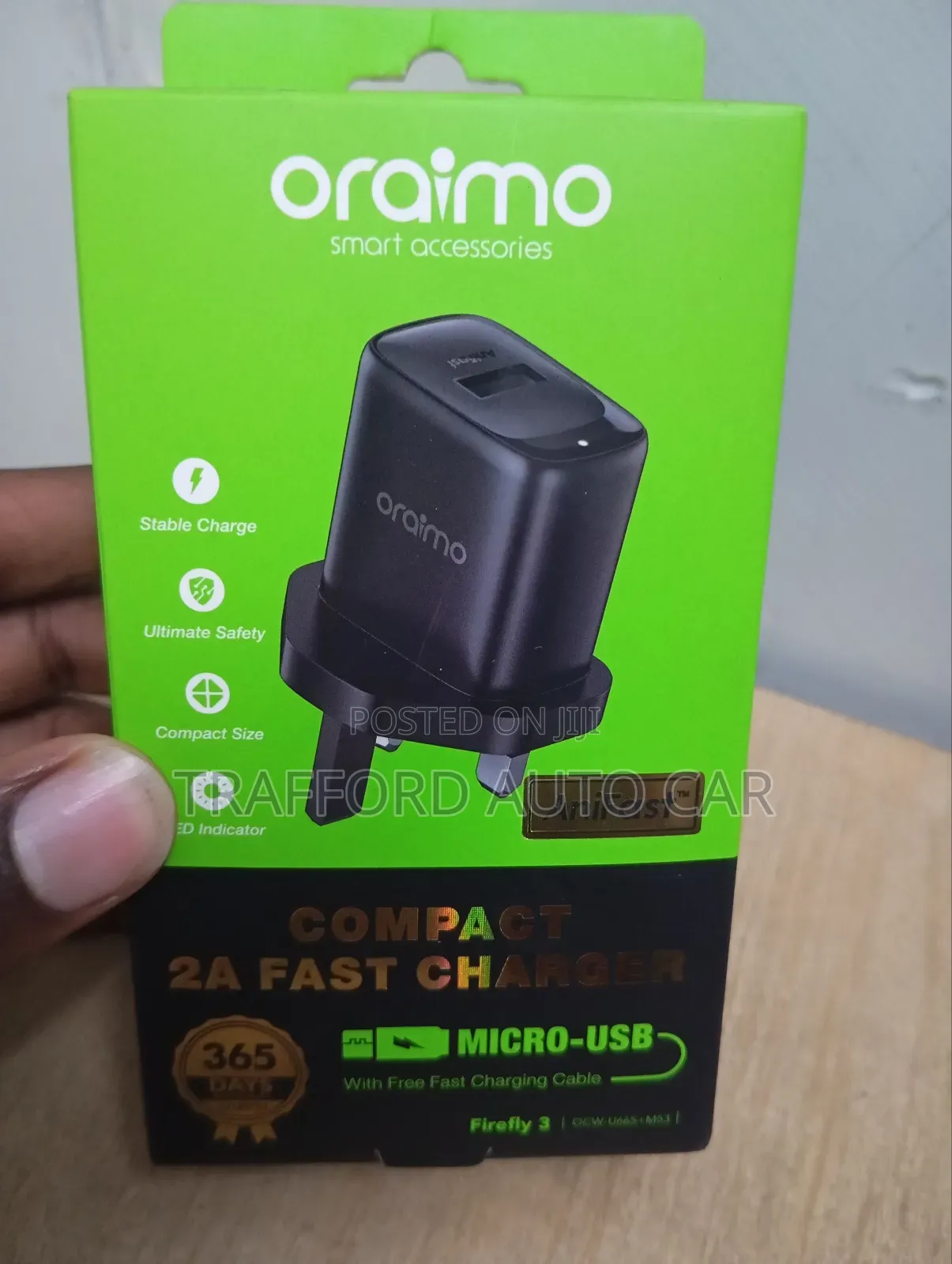 Genuine Oraimo Smartphone Charger
